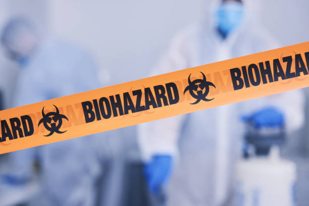 Professional Biohazard Cleanup technician working in Hunt Valley, MD